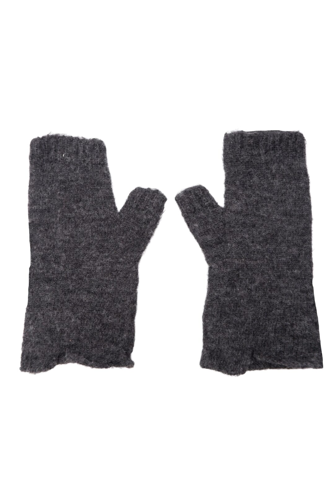 Black Colour Bcdell Short Handwarmers dk grey melange