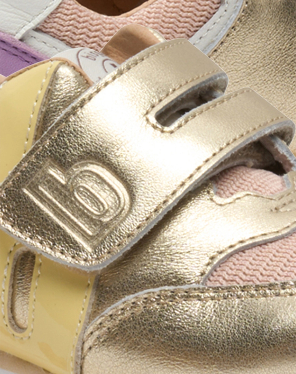 Klett-Sneaker WINSTON in gold