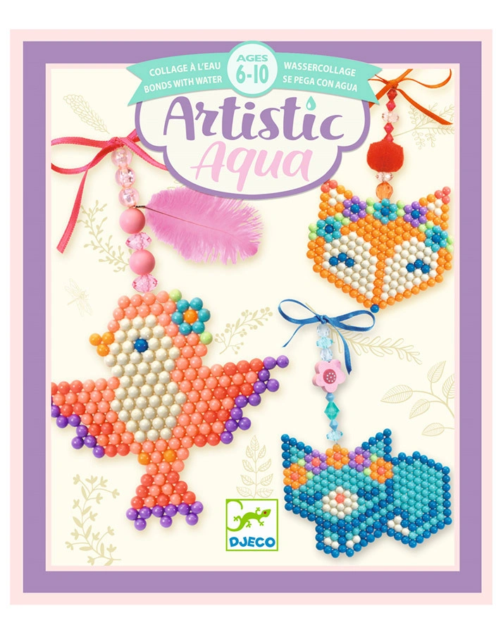 Perlen-Bastelset ARTISTIC AQUA – WALDTIERE 509-teilig
