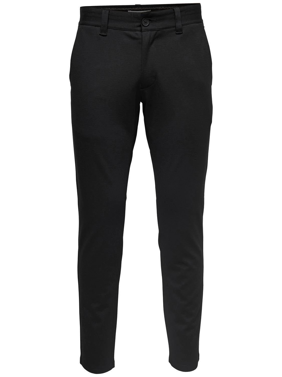 ONSMARK Slim Fit Chino Hose Black