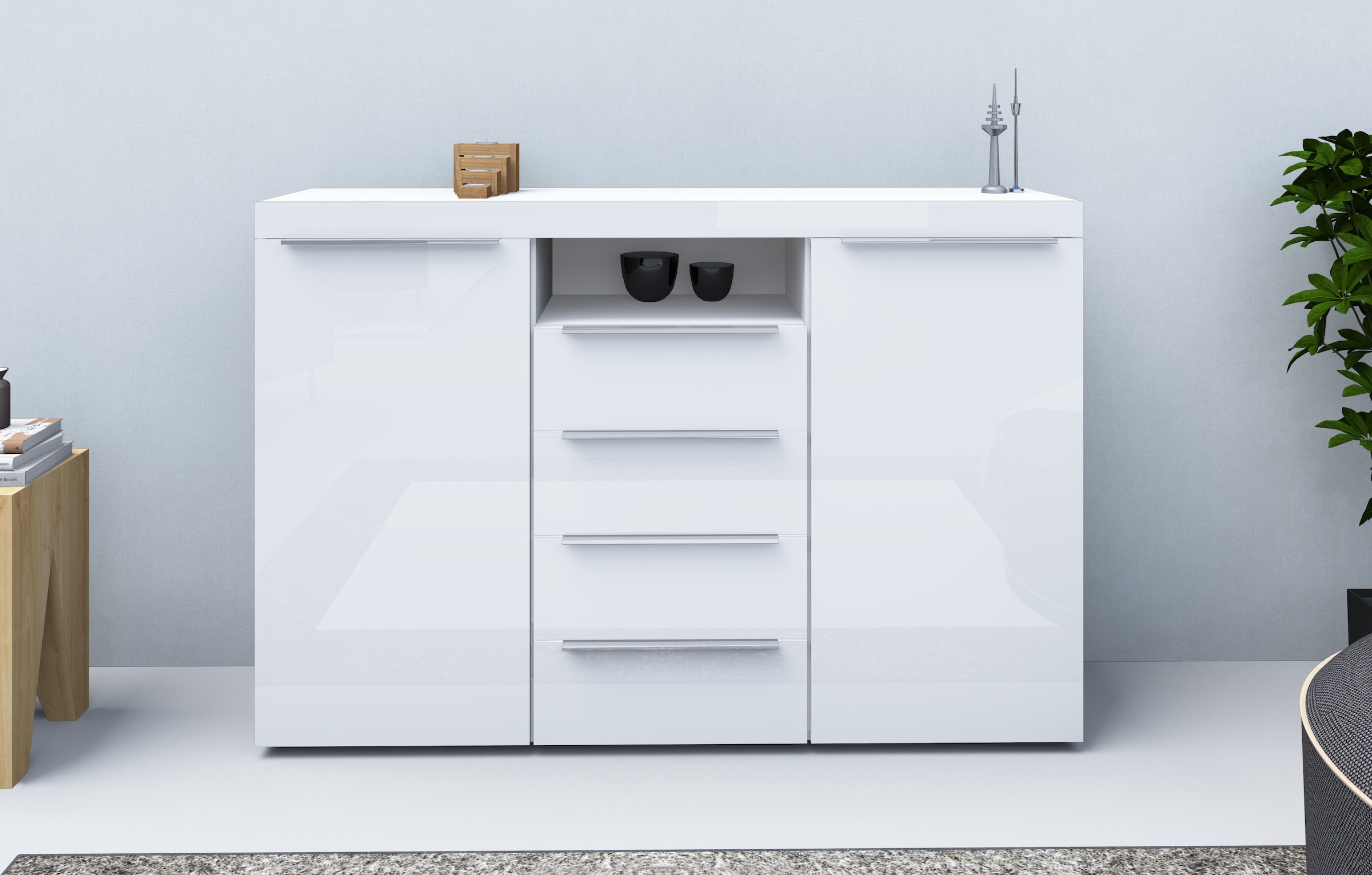 borchardt Möbel Highboard »Durban« Breite 139 cm