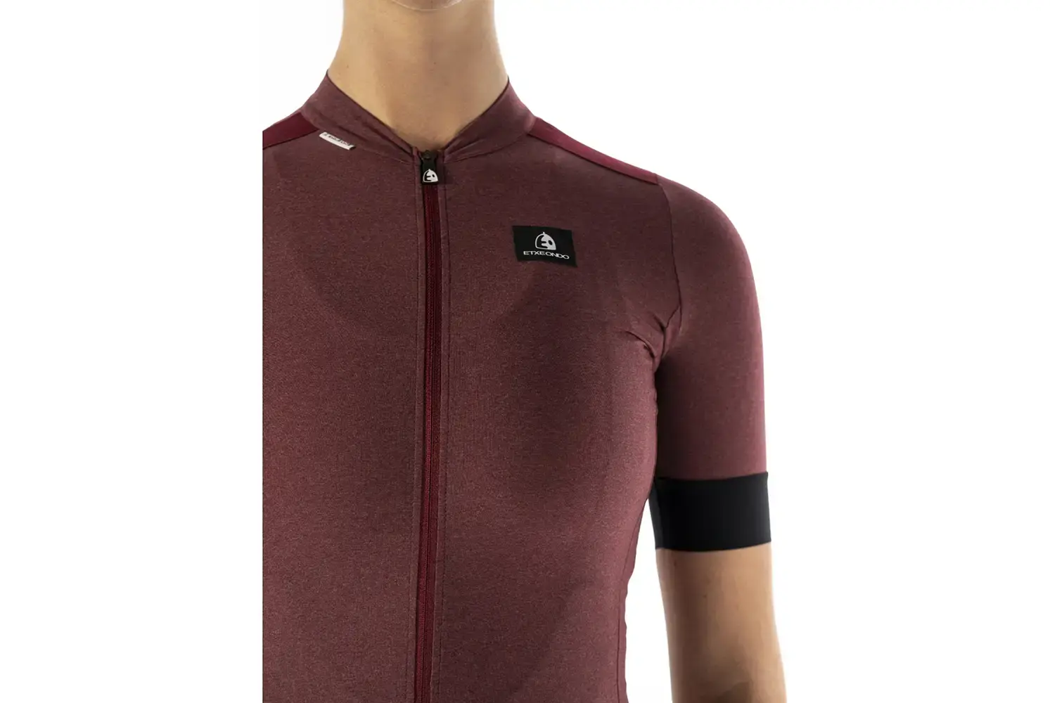 Etxeondo Ondara Fietsshirt Korte Mouwen Kastanjebruin Dames