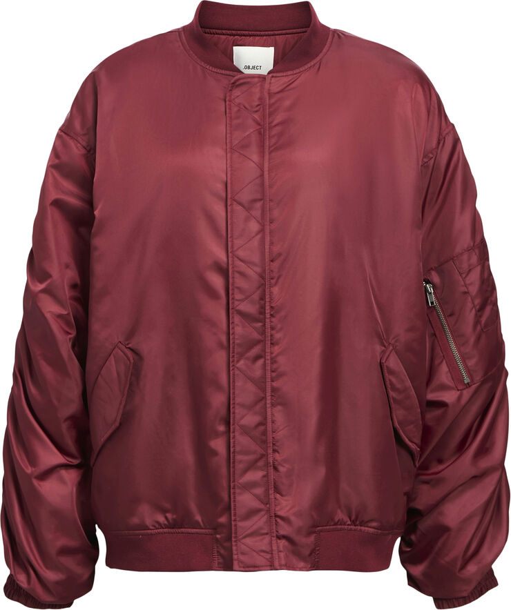 Object OBJMARY OVERSIZE BOMBER JACKET REP Cabernet