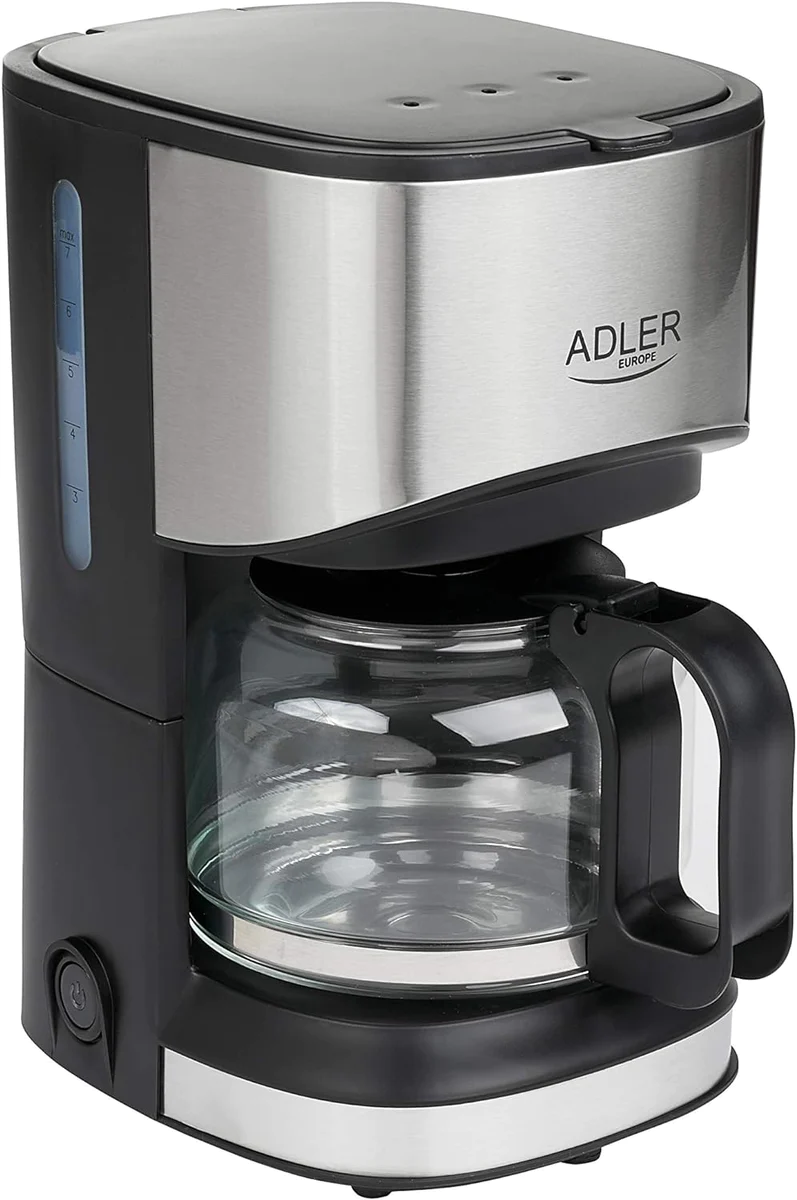 cafetière électrique de 0,7L 550W gris noir Adler