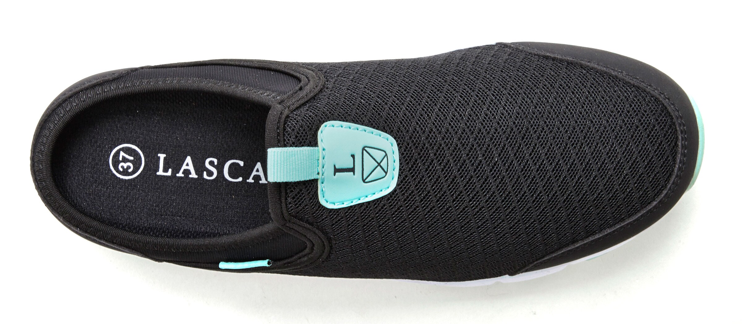LASCANA Slip-On Sneaker in schwarz