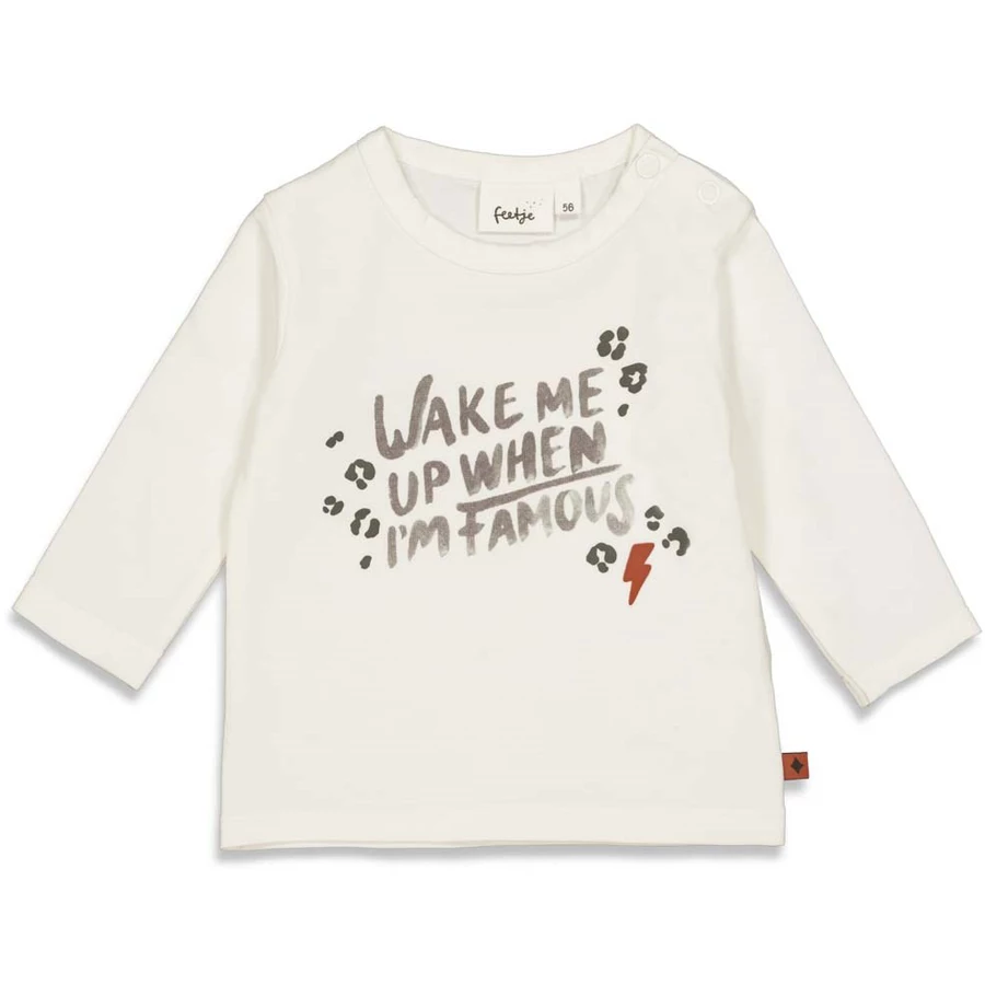 Feetje Langarmshirt Famous Wild Thing Offwhite