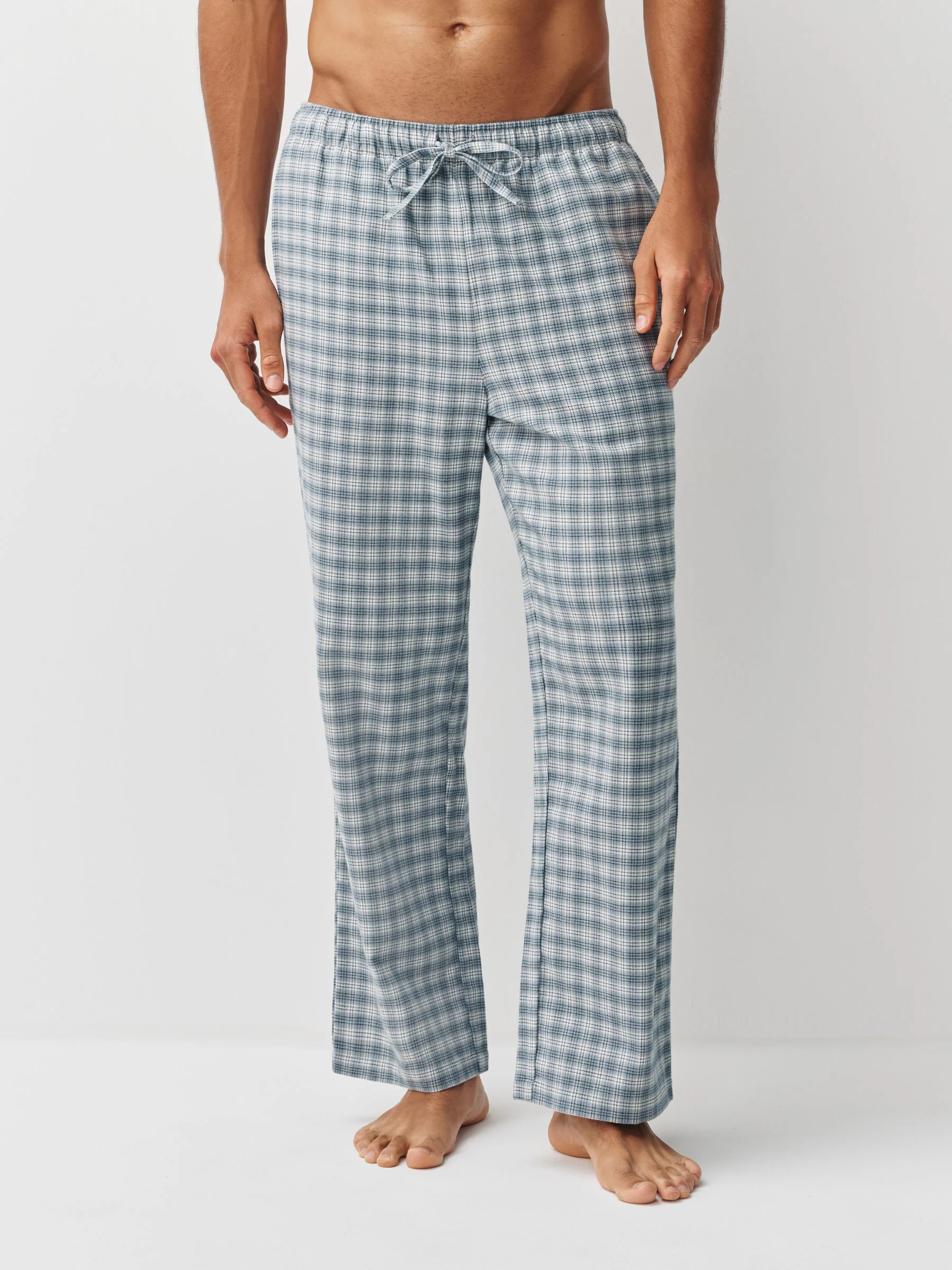 Zwart/grijs mono - Geweven pyjamabroeken 2 pack