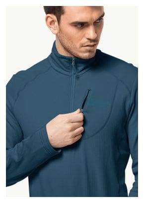 Polaire Jack Wolfskin Kolbenberg Hz Bleu