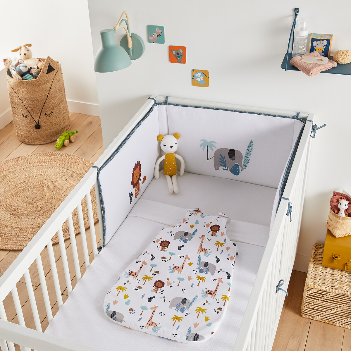 LA REDOUTE INTERIEURS<br>Moldura de cama em algodão estampado, Henri