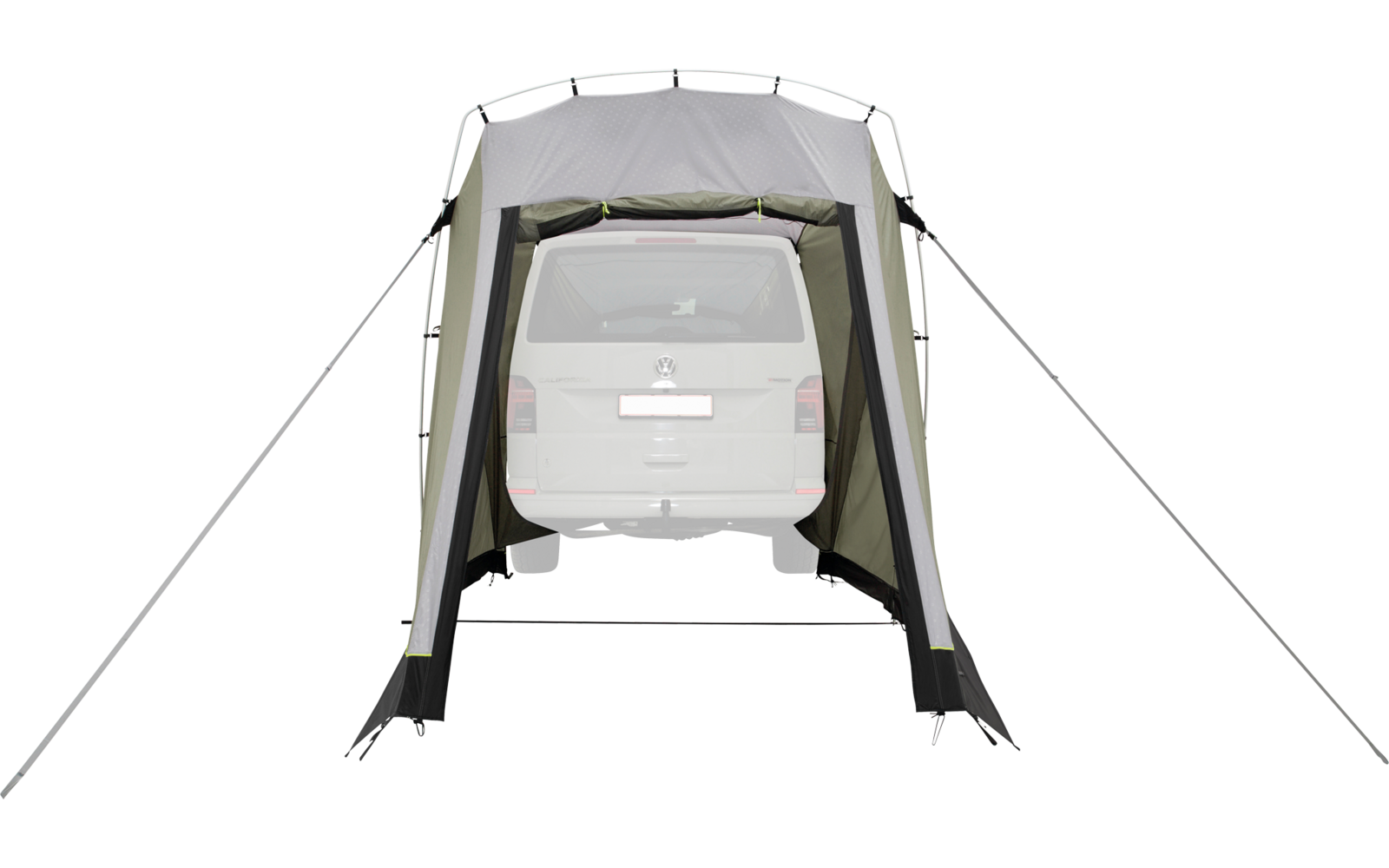 Outwell Sandcrest L Vorzelt / Heckzelt für Campingbusse / Transporter Grün