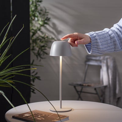 Star Trading Bordlampe Ronda, Greige