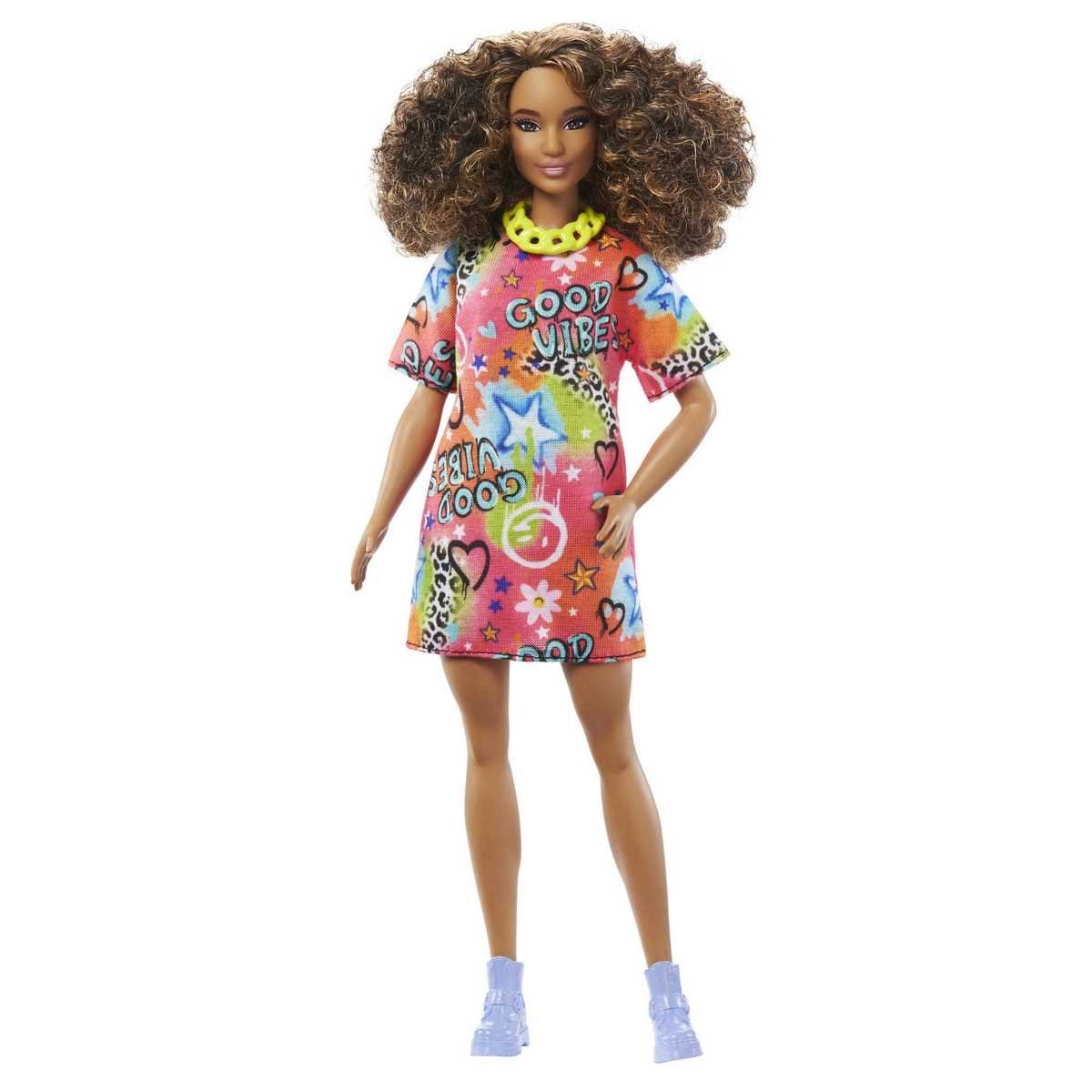 Barbie fashionista robe graffitis