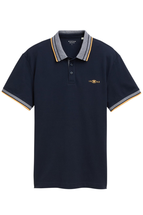Tom Tailor blauwe heren polo