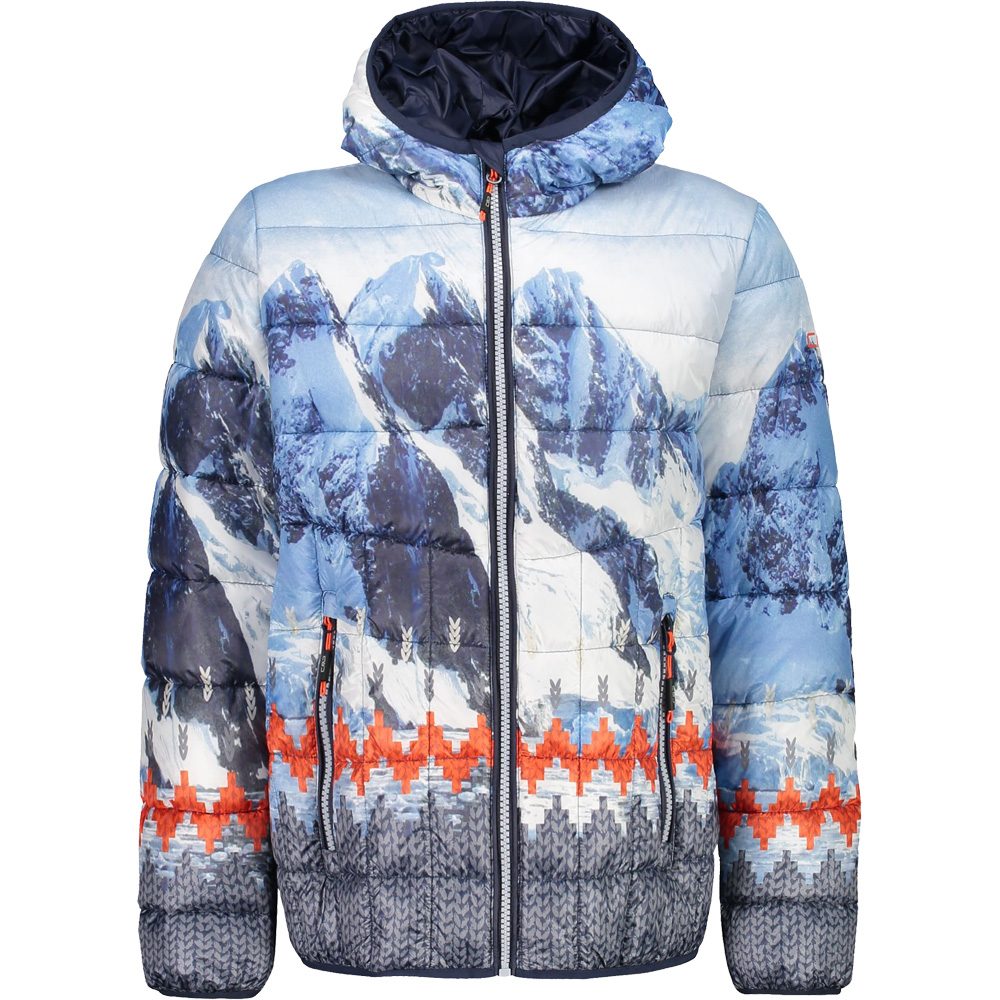 CMP Fix Hood Steppjacke Kinder blue tango graffite