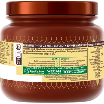 Garnier Hair Remedy Loving Blends Intens Voedend Masker Avocado Olie & Shea Boter 340 ml