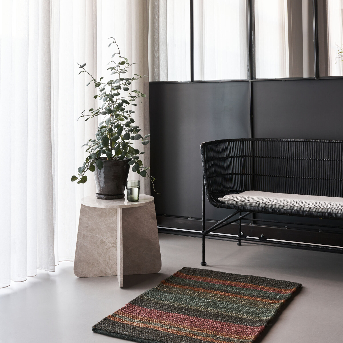 House Doctor - Gulvtæppe - Tori - Multi - 60X90 CM