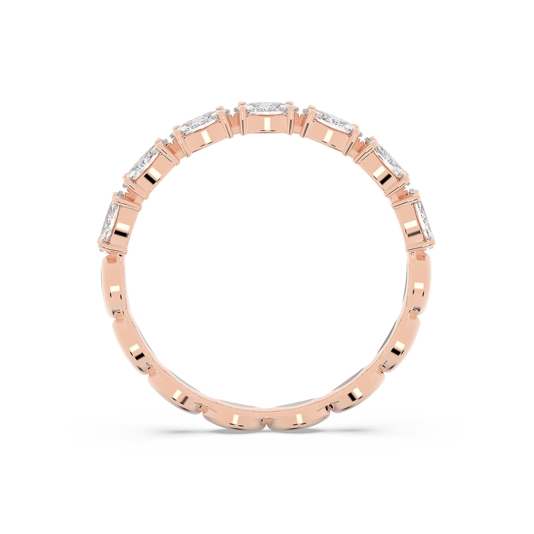 Swarovski Vittore Marquise Ring, weiss, rosé vergoldet