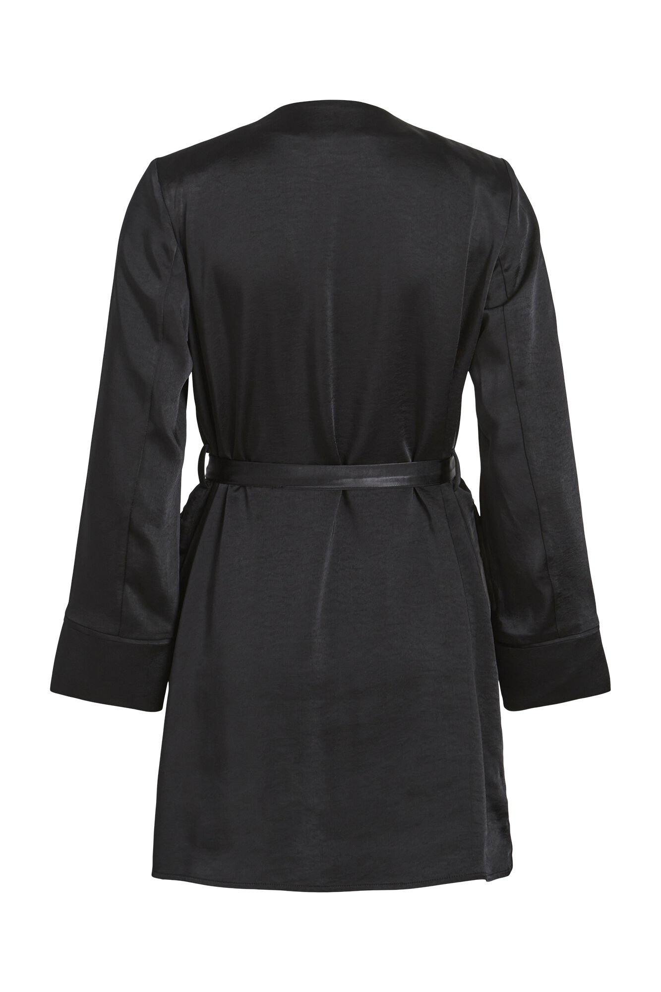Vestido curto de cetim