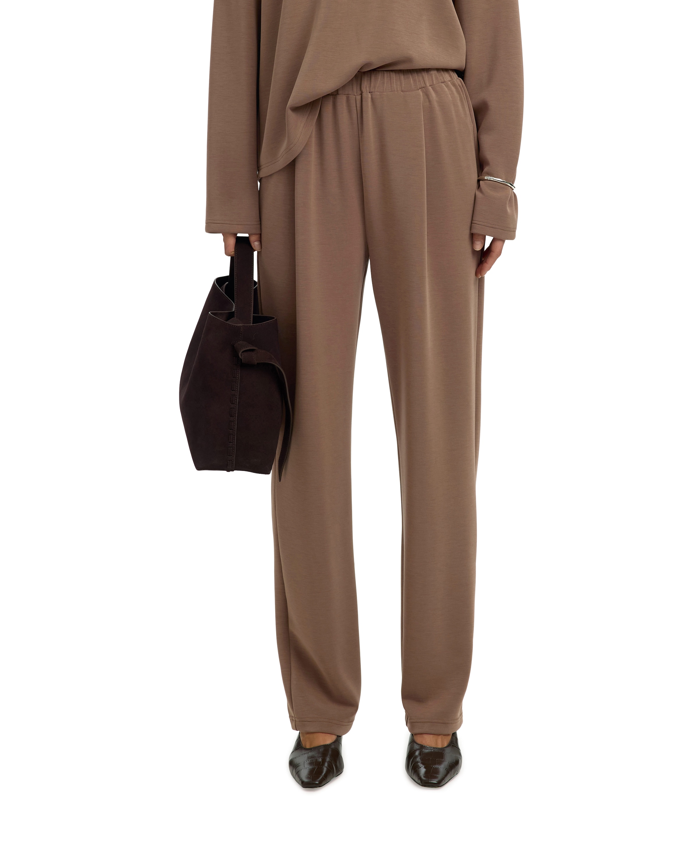 Selected SLWTENNY HW NOOS dames broek bruin