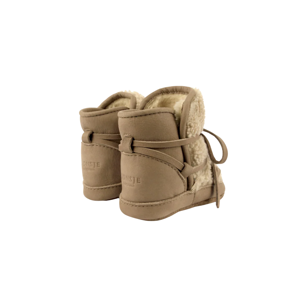 Cassi Booties | Truffle Nubuck