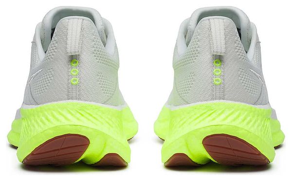 Chaussures Running Saucony Ride RFG Blanc/Jaune Homme