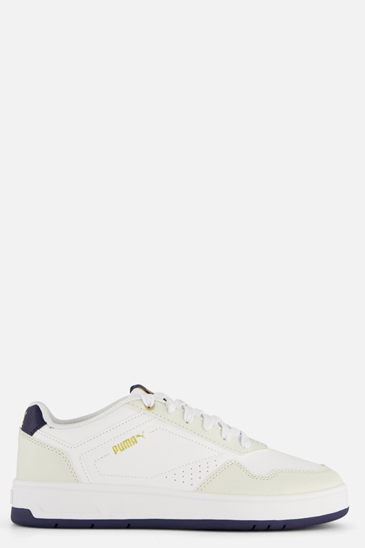 Puma Court Classic Sneakers wit Imitatieleer