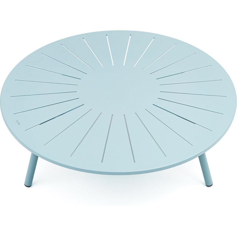 Table basse d’extérieur ronde OUDON, en aluminium