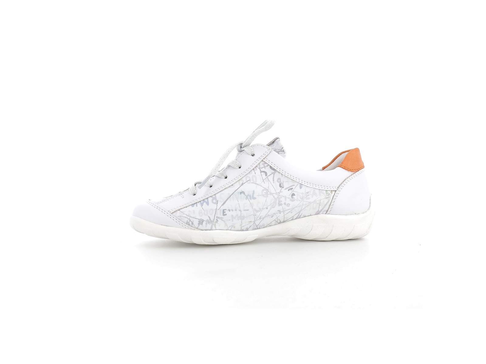 Remonte-R3406 Cuir Blanc Orange
