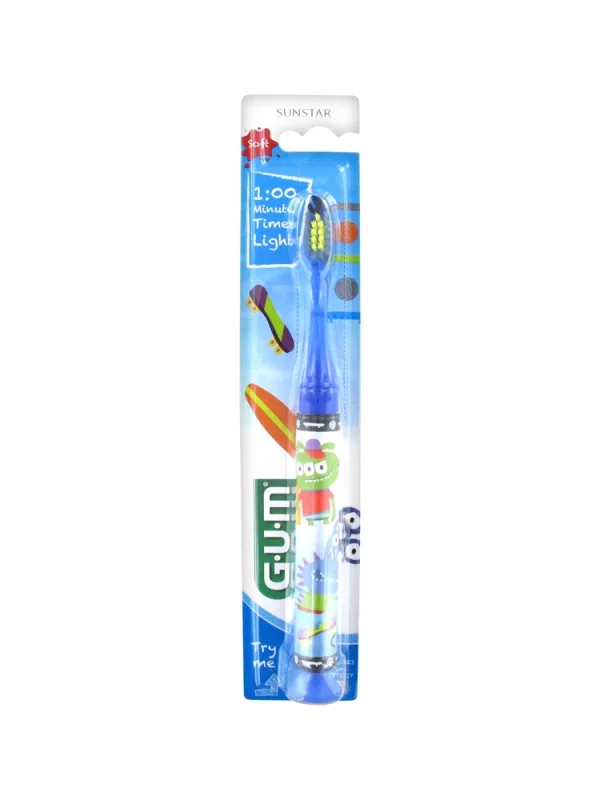 Brosse à dents Enfant GUM TIMER LIGHT 6+ - 1 Unité