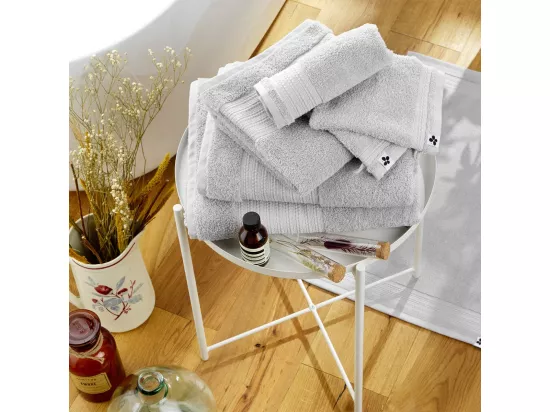 EMMA - Tapis de Bain 50x70cm en Coton Bio Coloris Nuage