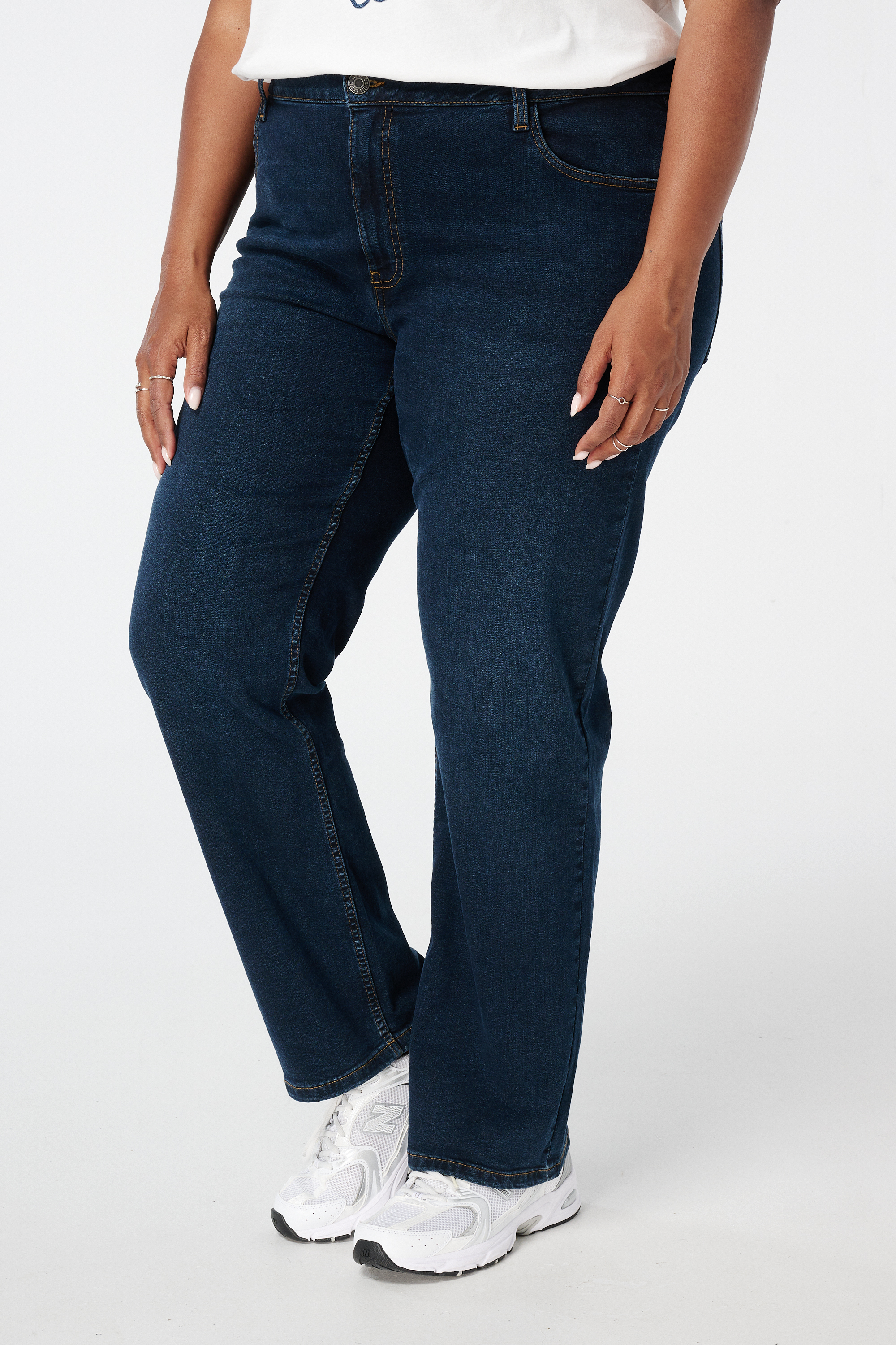Straight leg jeans LILY Rinse Washed Denim