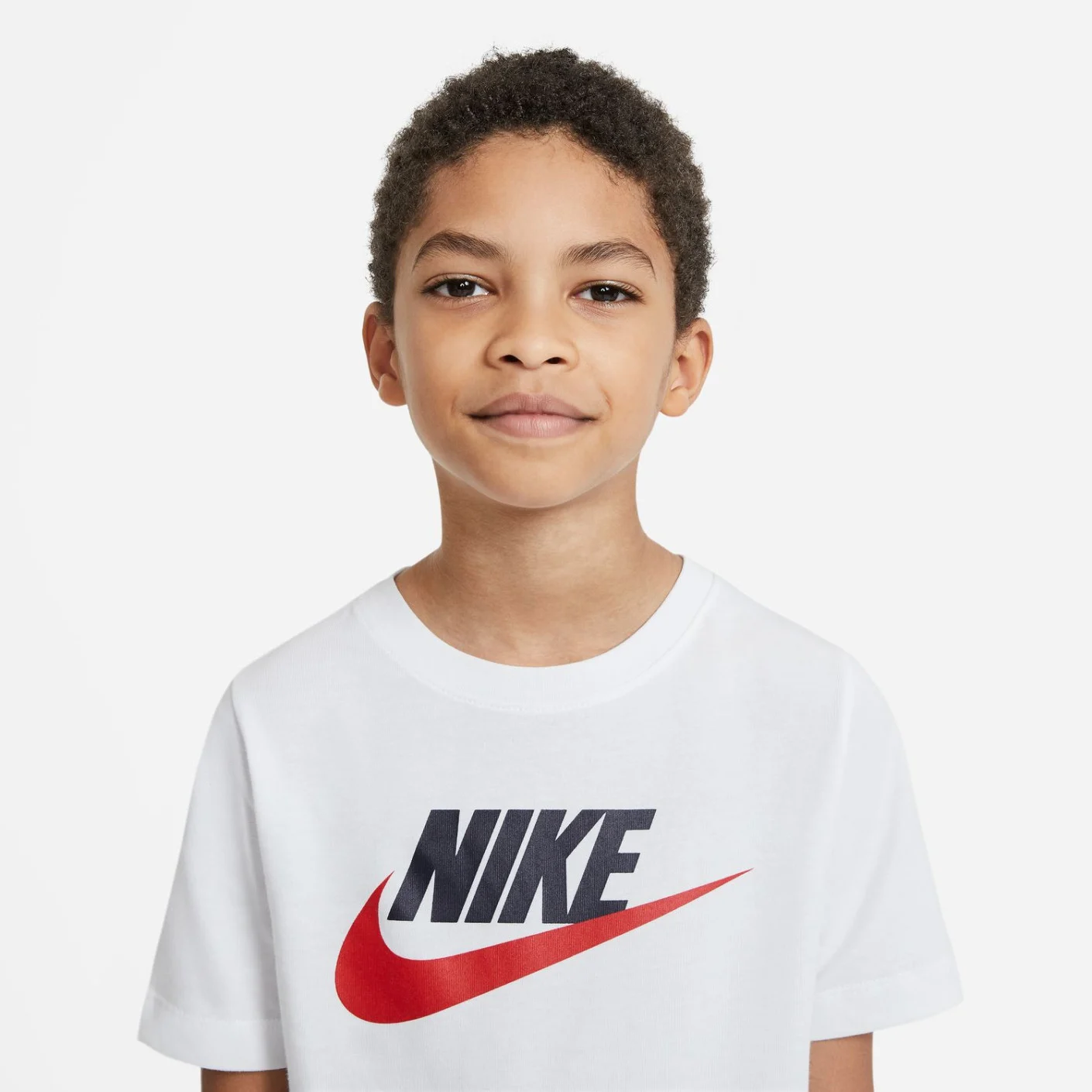 Nike Sportswear Logo T-Shirt Kids Wit Zwart Rood