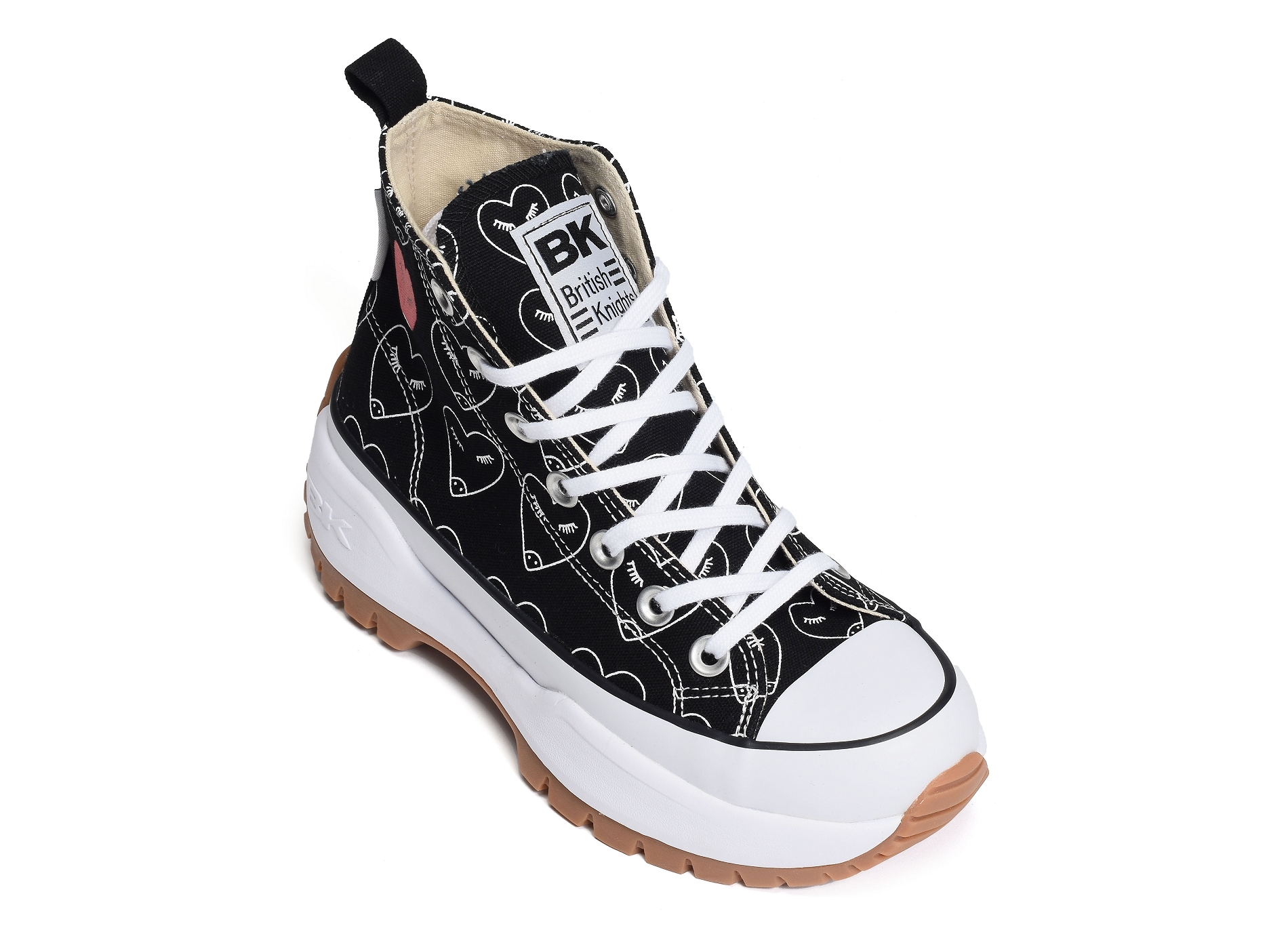 Kaya mid fly 3730 noir blanc