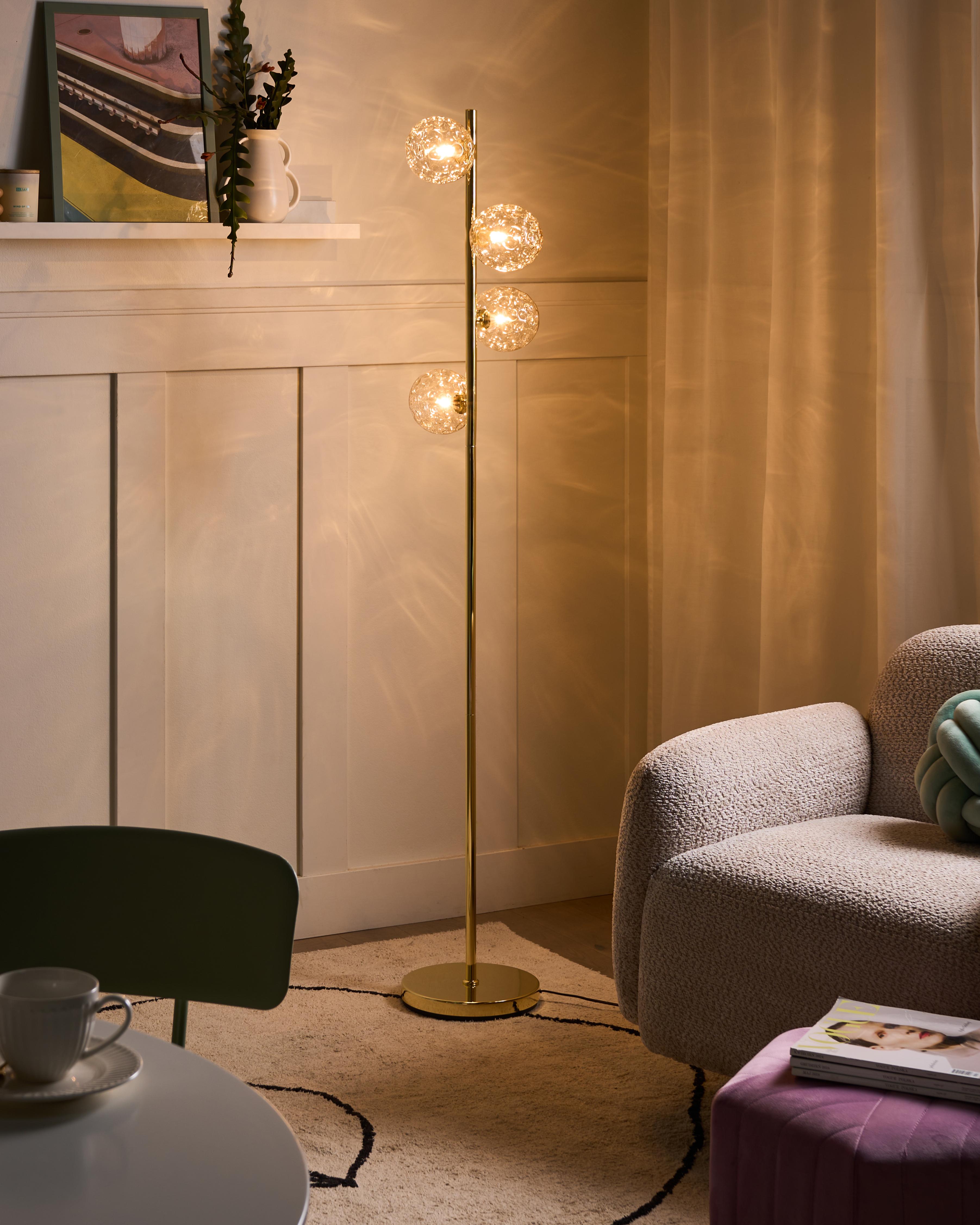 Staande lamp ANADYR Glas Beige