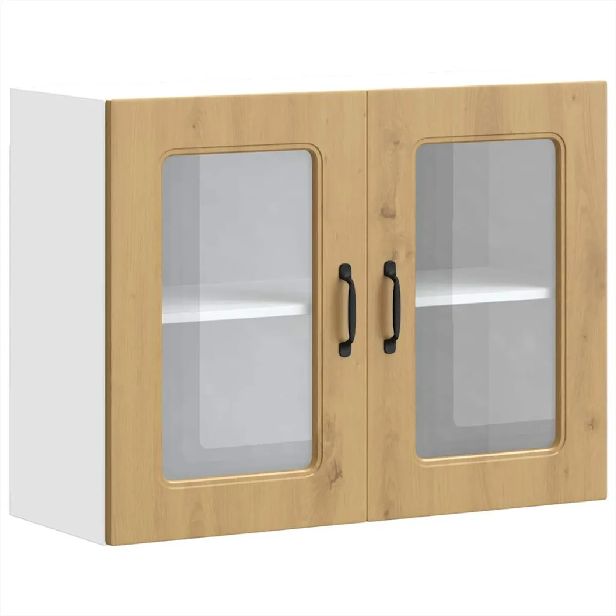 vidaXL Armoire murale de cuisine porte verre Kalmar