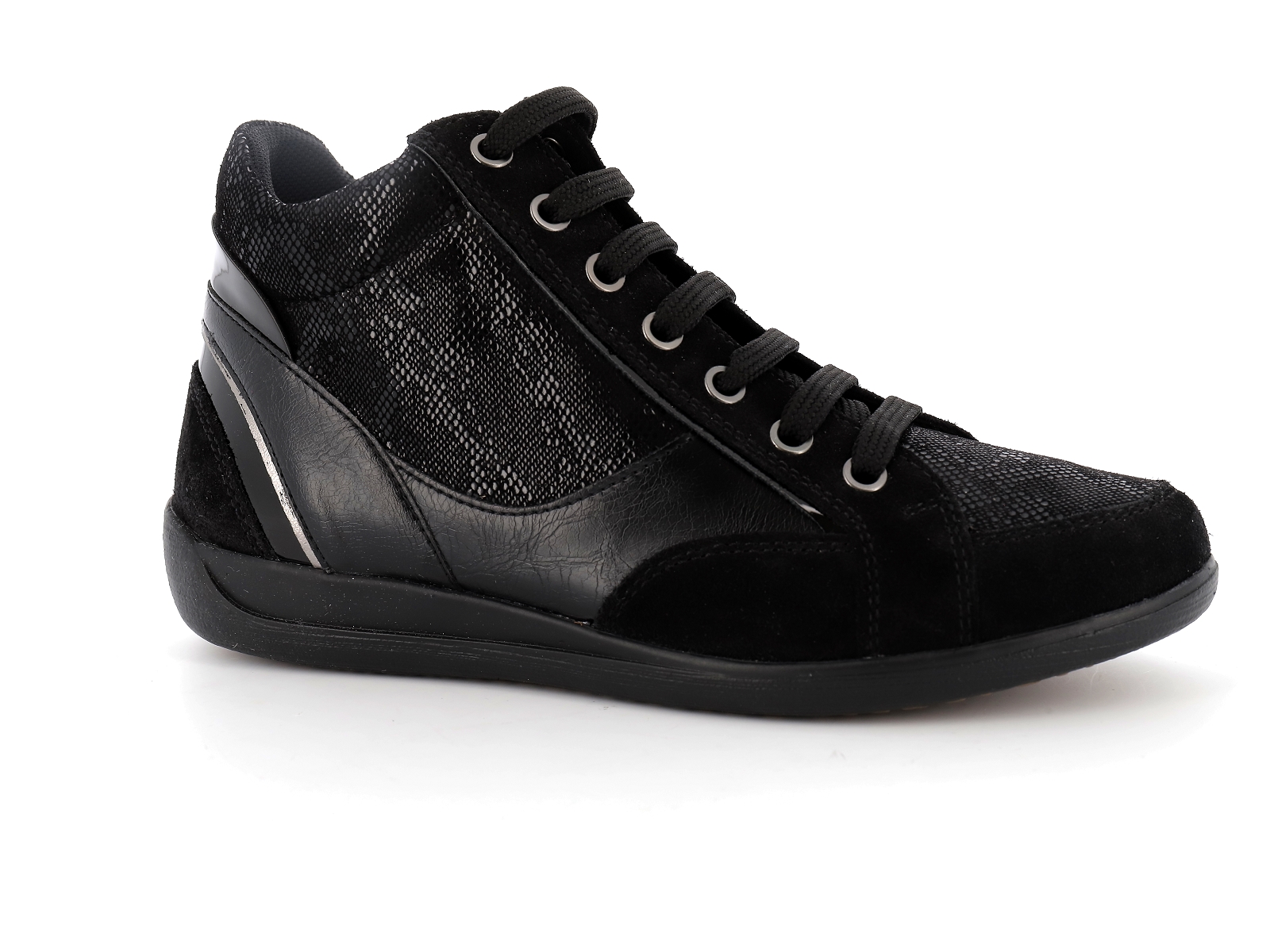 Geox-D MYRIA-D1668A Matières combinées Noir