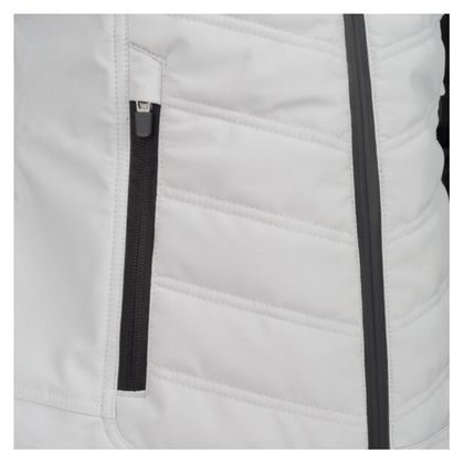 Blouson Segura LADY NATCHO VENTED - Gris / Blanc