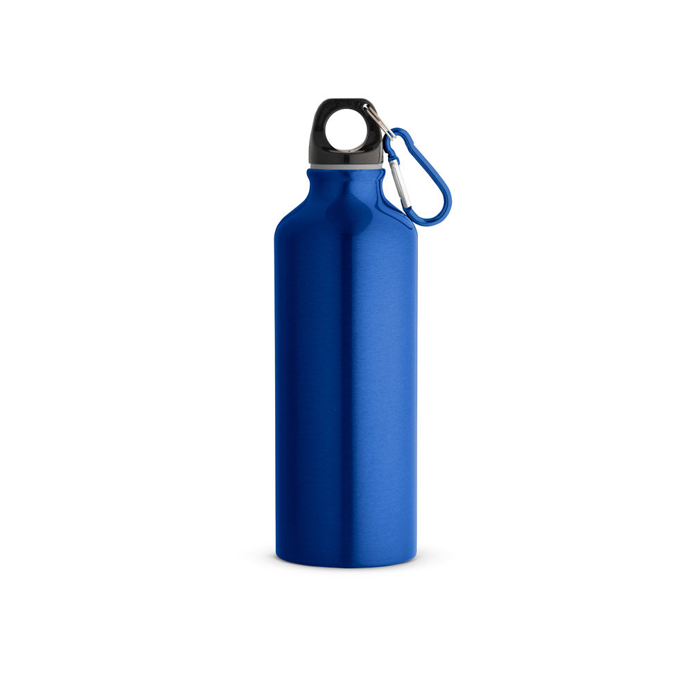 hi!dea 54623 - Gourde en aluminium recyclé avec mousqueton 530 ml