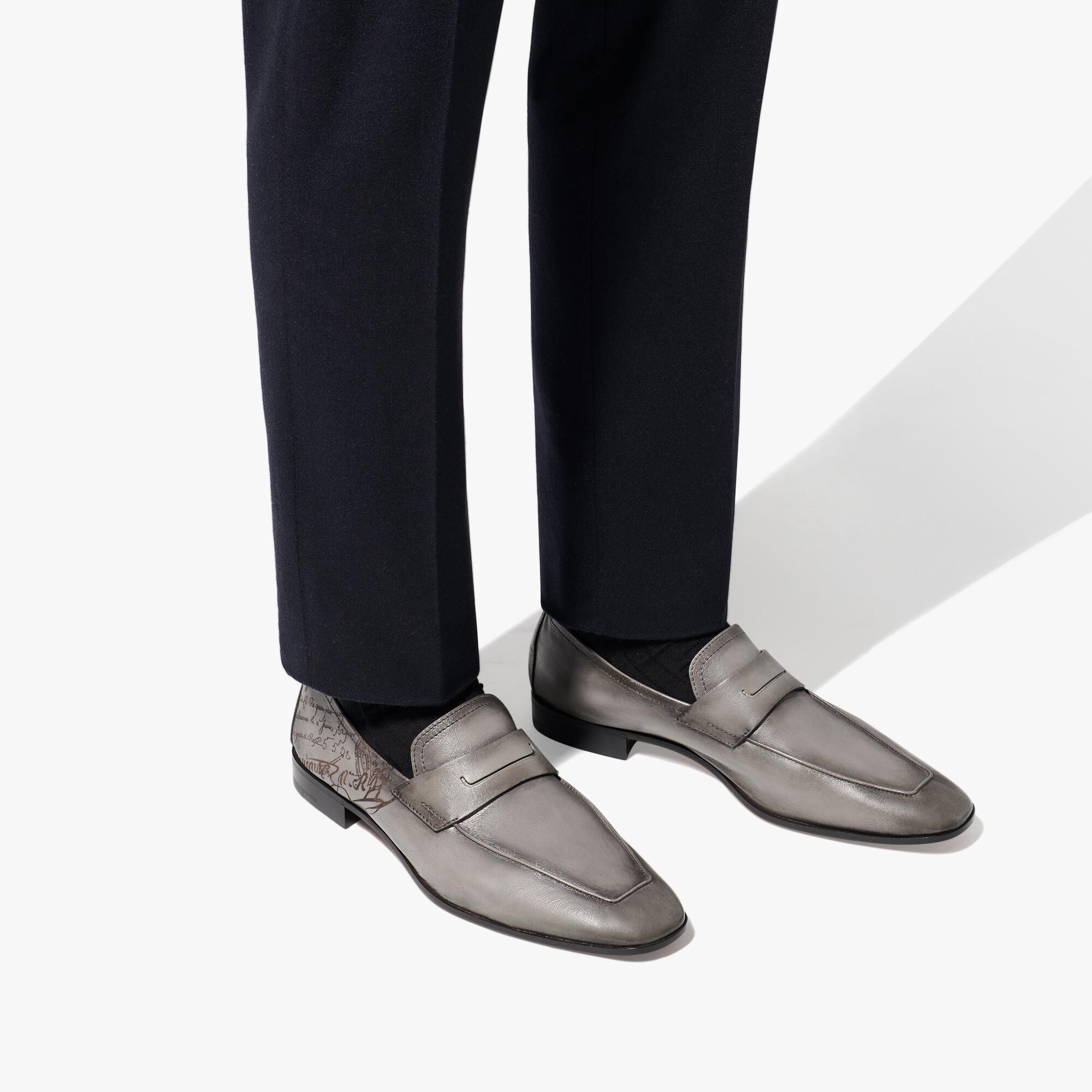 Mocassin Lorenzo En Cuir De Kangourou Scritto