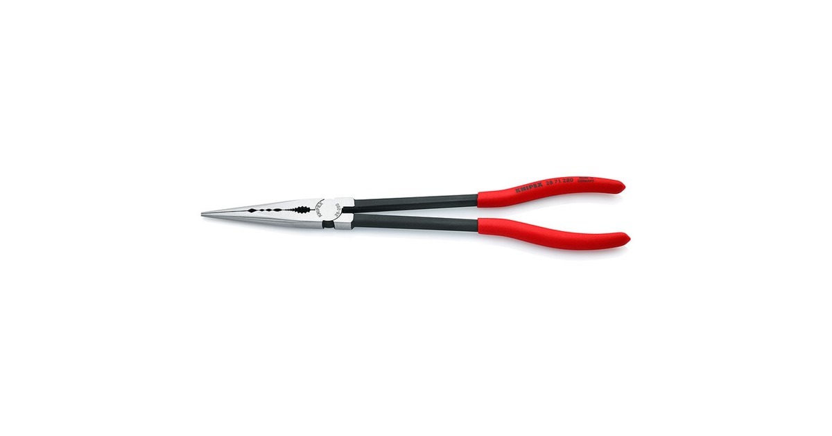 KNIPEXMontagetang 2871280 grijptang  (Rood/zwart)