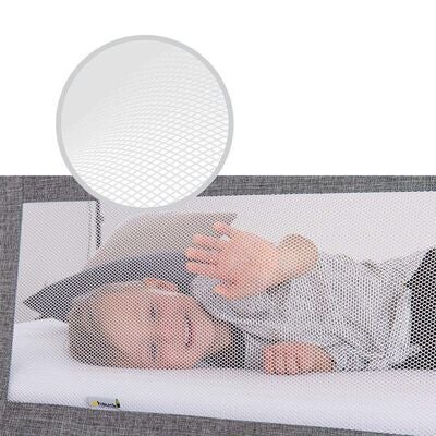 Hauck Sleep N Safe Plus XL Sengekant, Melange Grey