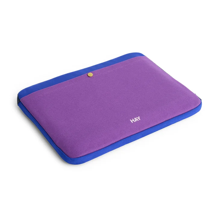 HAY - Multi Laptop Cover, 34,5 x 26 cm, midnight blue / multi