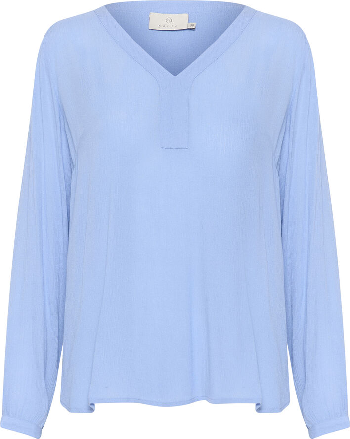 Kaffe Amber Blouse LS Vista blue