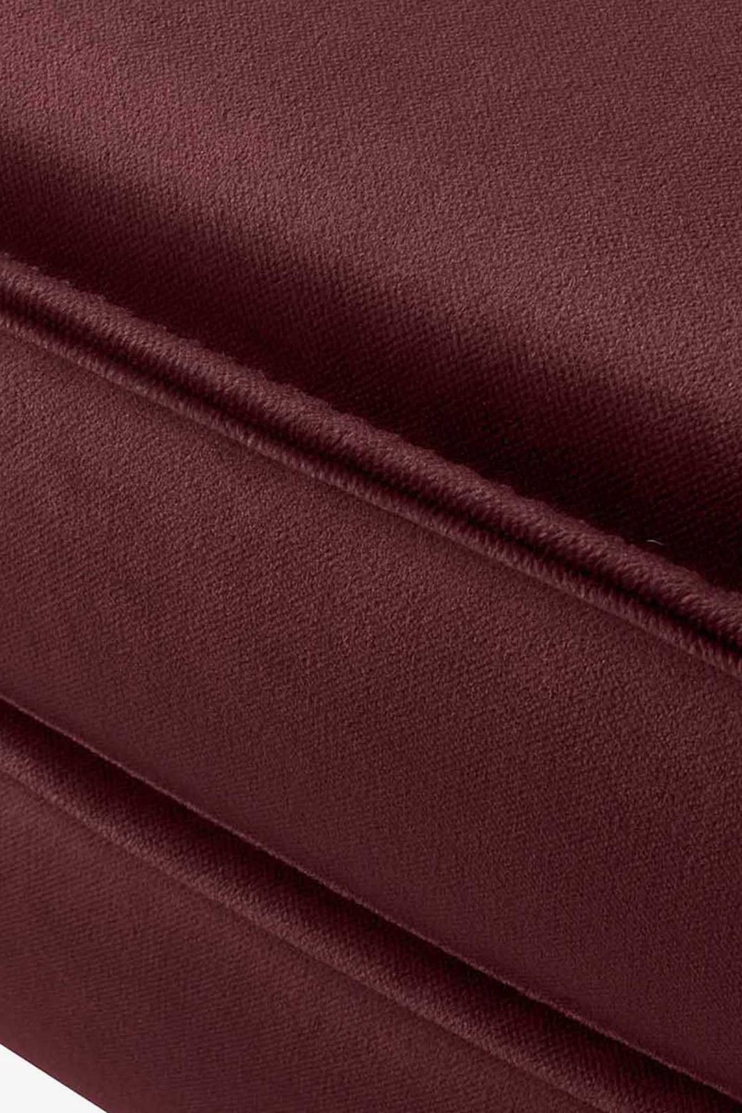 Amsterdam velvet hocker wine red