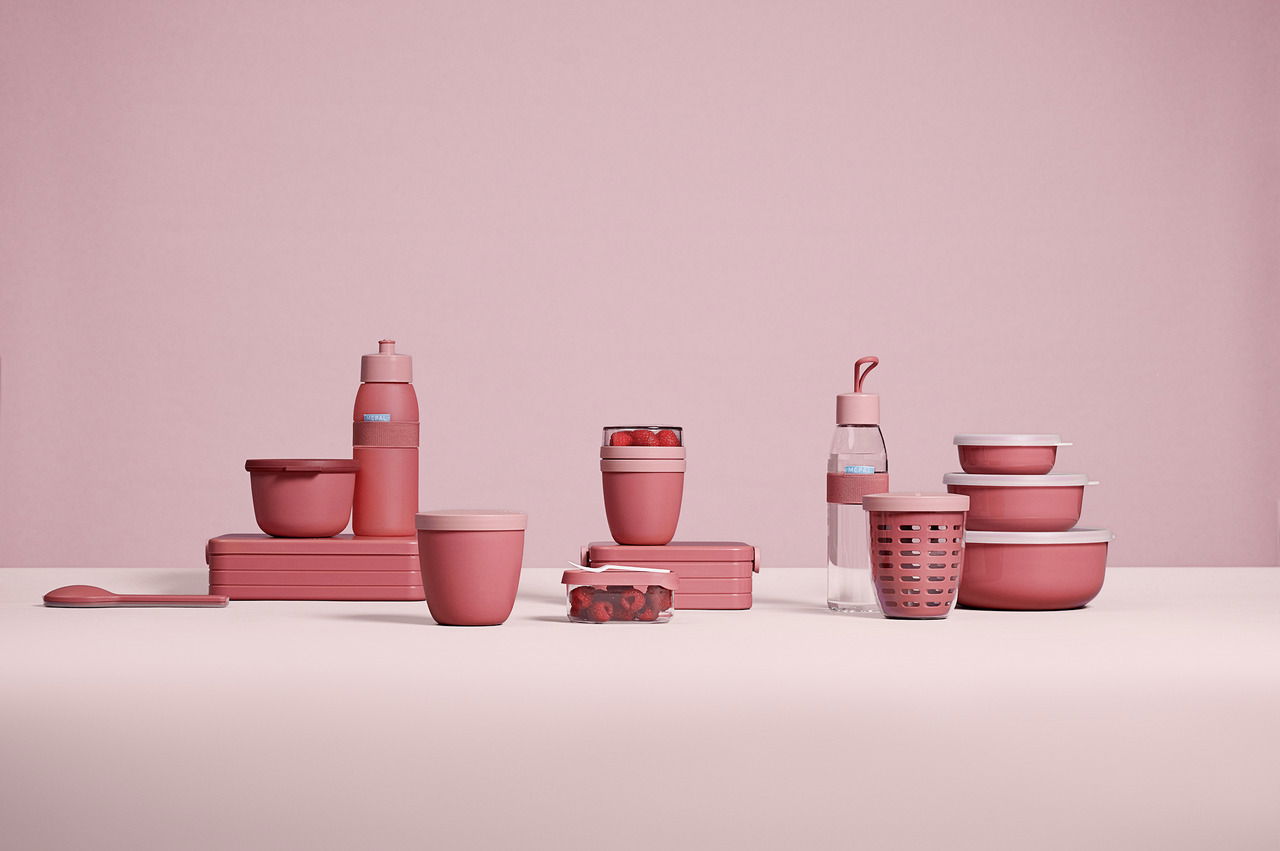 Mepal Bento Lunchbox midi Vivid mauve TAKE A BREAK