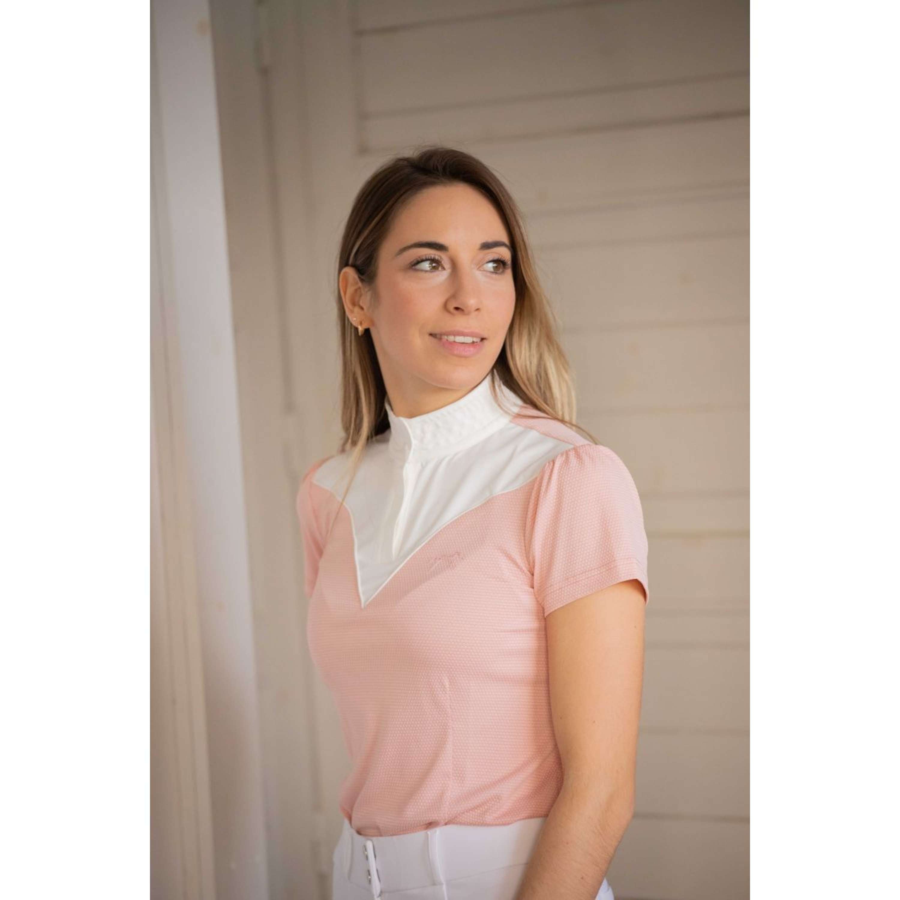 Pénélope Wedstrijdshirt Las Honey Korte Mouwen Roze