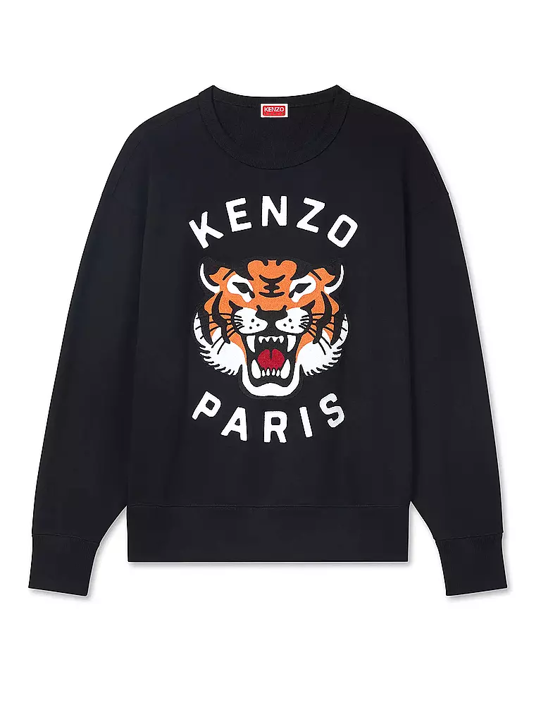 KENZO Sweater LUCKY TIGER schwarz