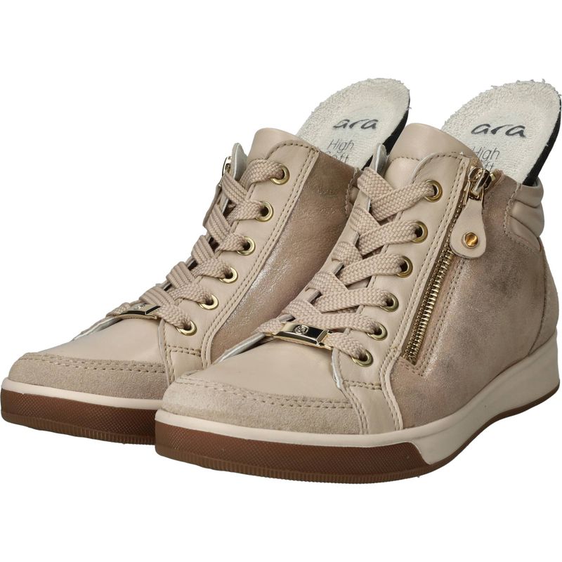 Ara OM-ST-High-Soft Veterschoenen Beige Dames