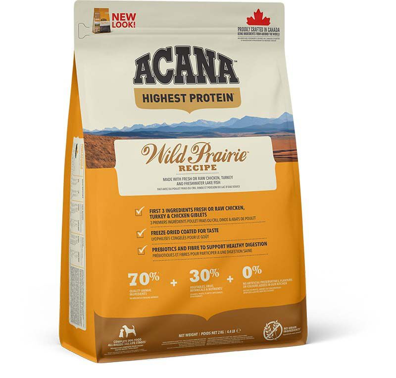 Acana Regionals Wild Prairie Dog Highest proteïn - Hondenvoer - 2 Kilogram - kalkoen, kip