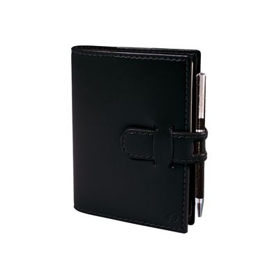 Agenda Miniday Soho - 1 jour par page - 7 x 10 cm - papier ivoire - noir ébène - Quo Vadis